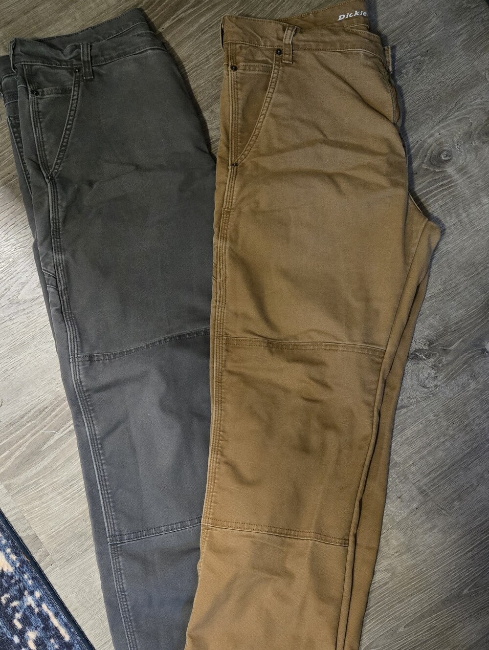 2 pairs of men's Dickies FLEX Regular Fit Duck Work Pants.
